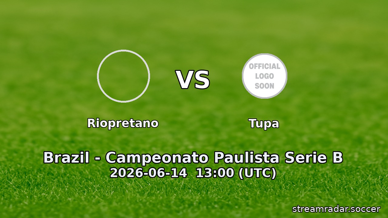 Riopretano vs Tupa