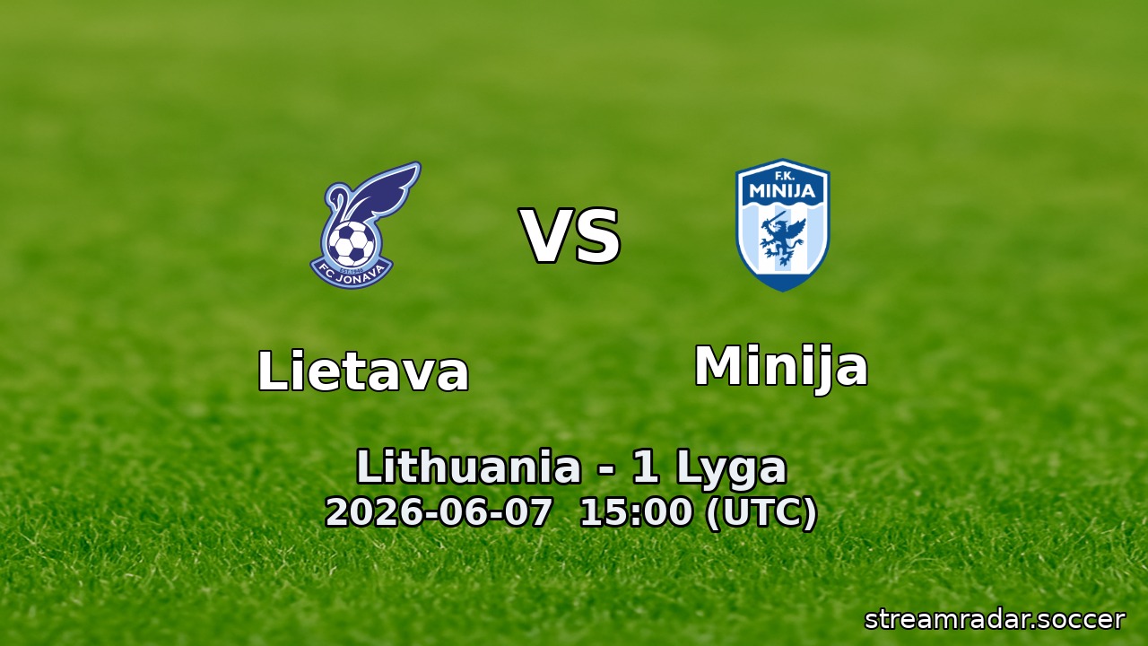 Lietava vs Minija