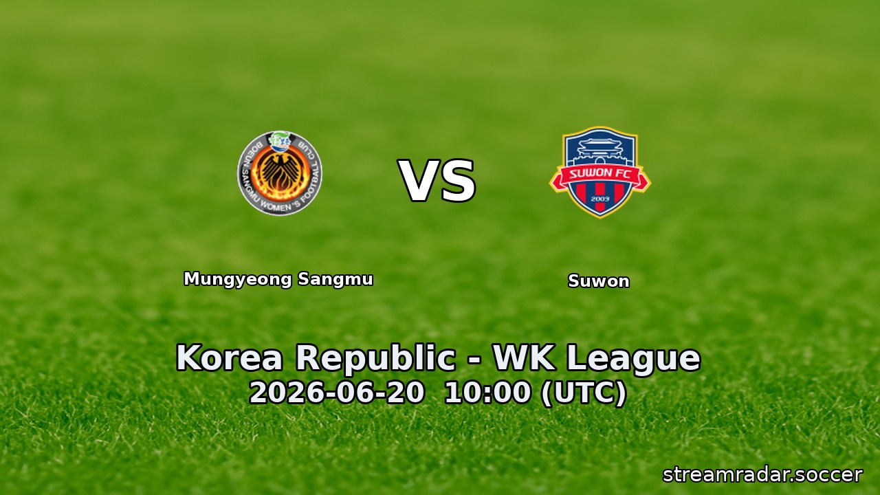 Mungyeong Sangmu vs Suwon