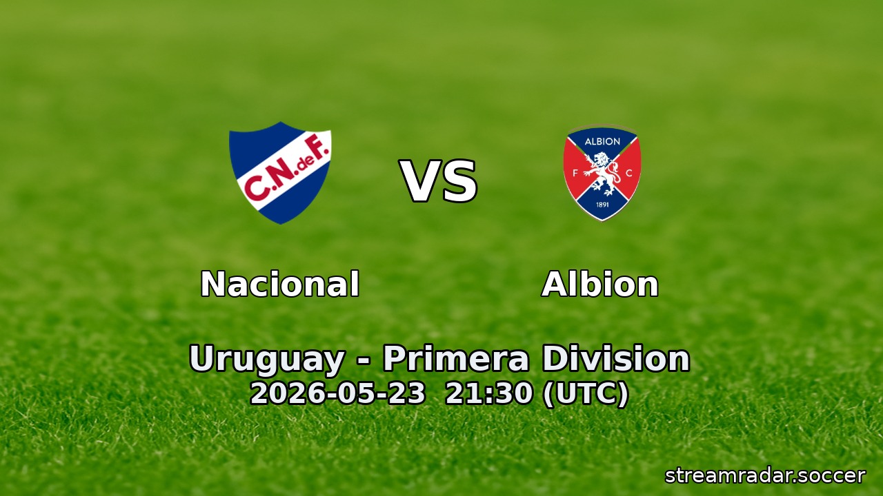 Nacional vs Albion