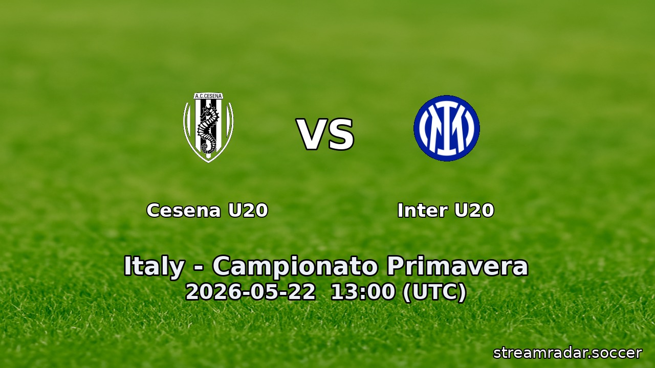 Cesena U20 vs Inter U20