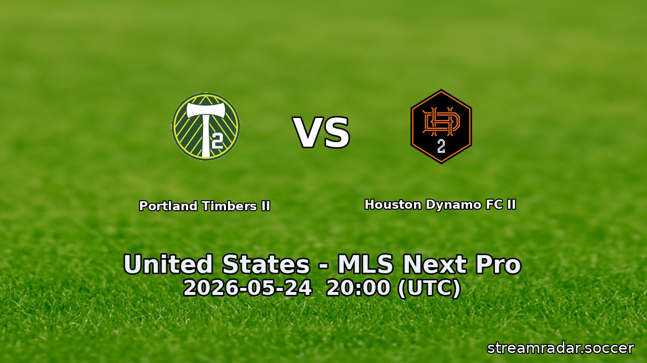 Portland Timbers II vs Houston Dynamo FC II