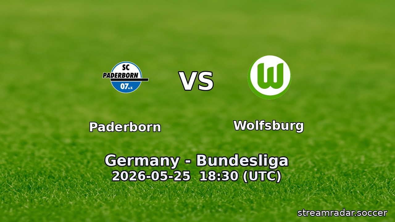 Paderborn vs Wolfsburg