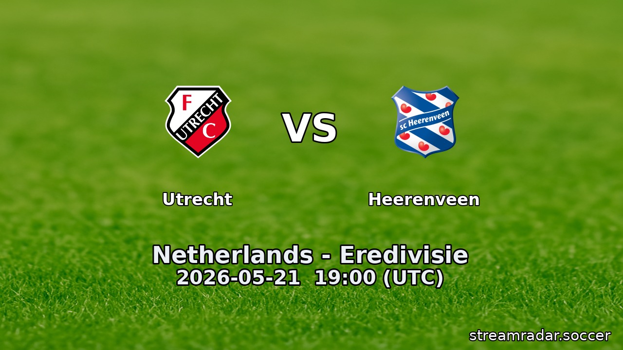 Utrecht vs Heerenveen