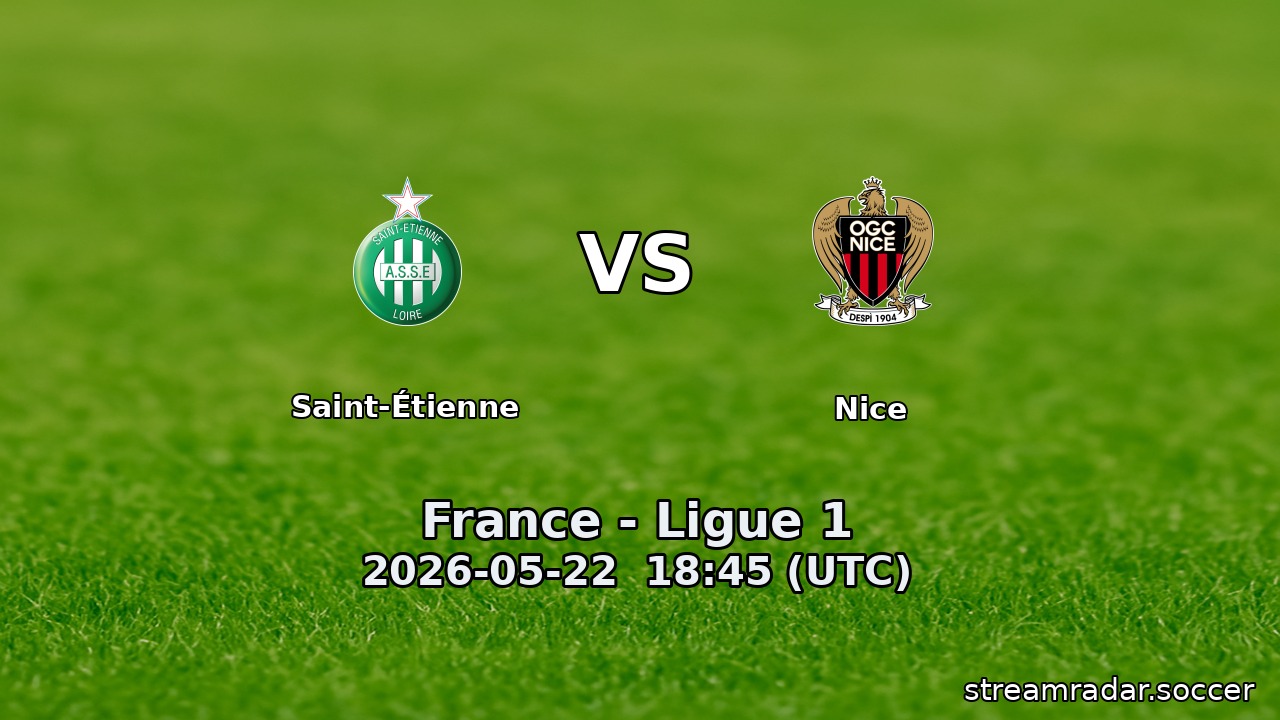 Saint-Étienne vs Nice