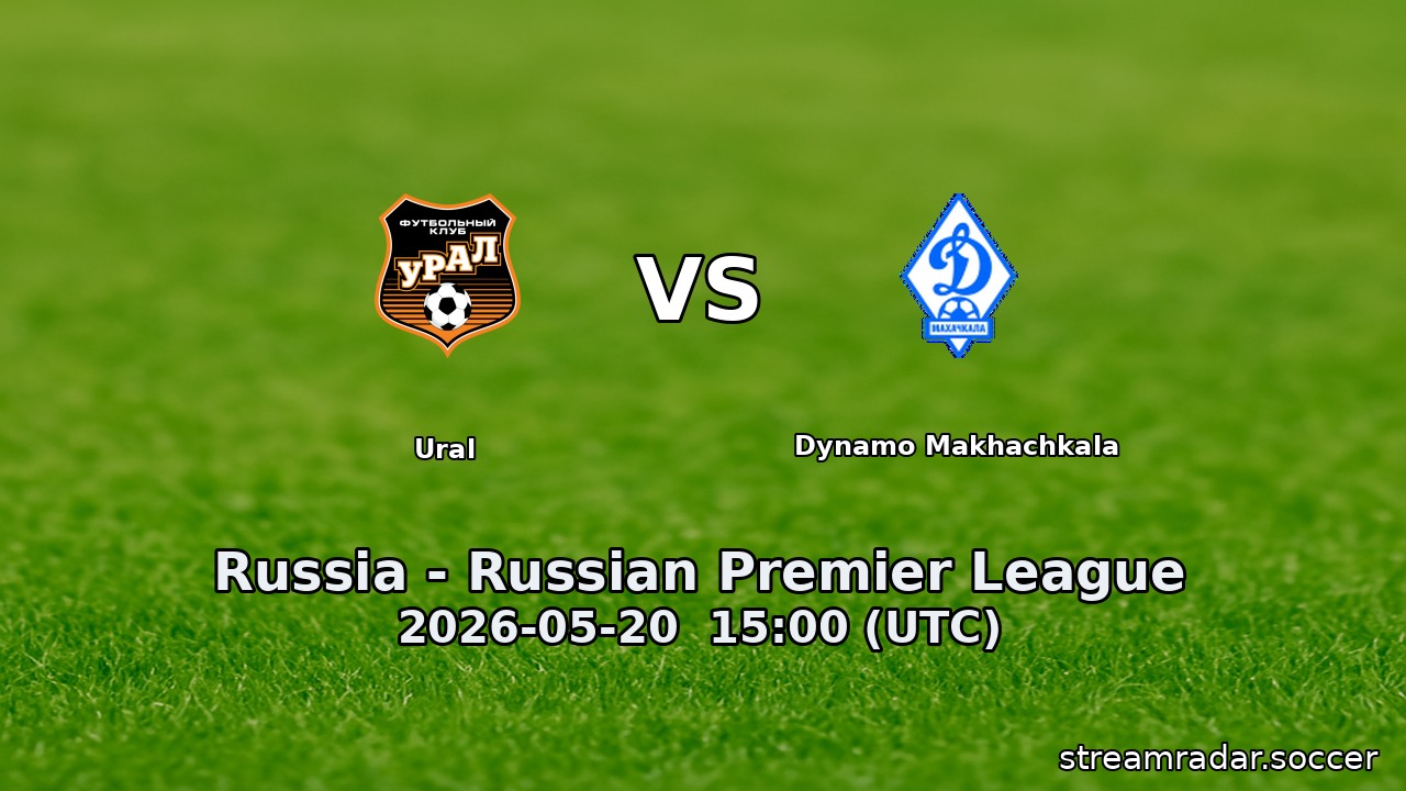 Ural vs Dynamo Makhachkala