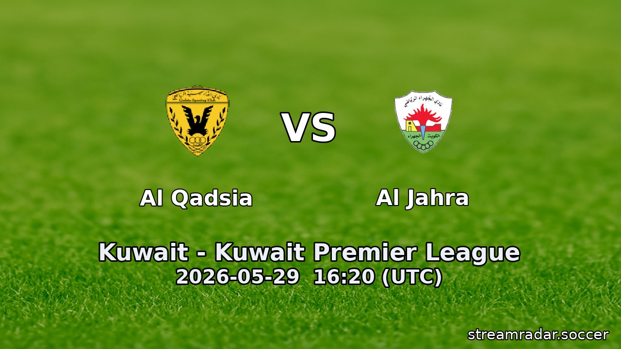 Al Qadsia vs Al Jahra