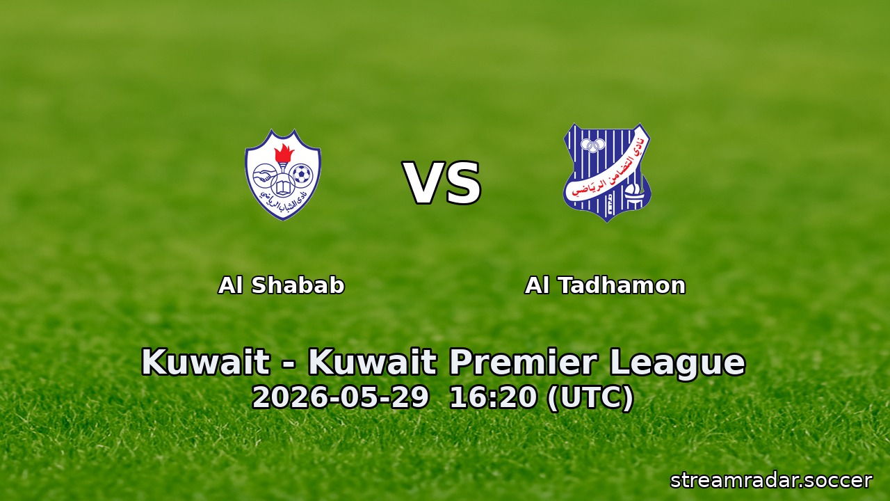 Al Shabab vs Al Tadhamon