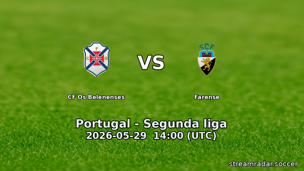 CF Os Belenenses vs Farense
