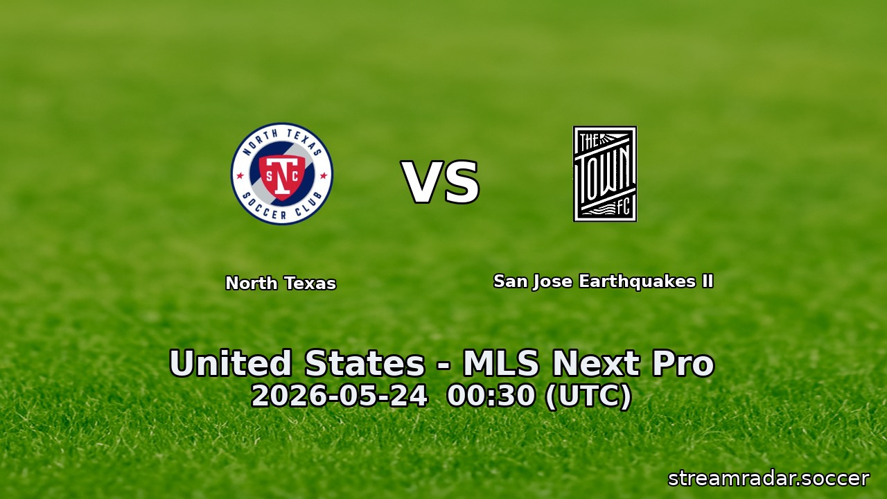 North Texas vs San Jose Earthquakes II
