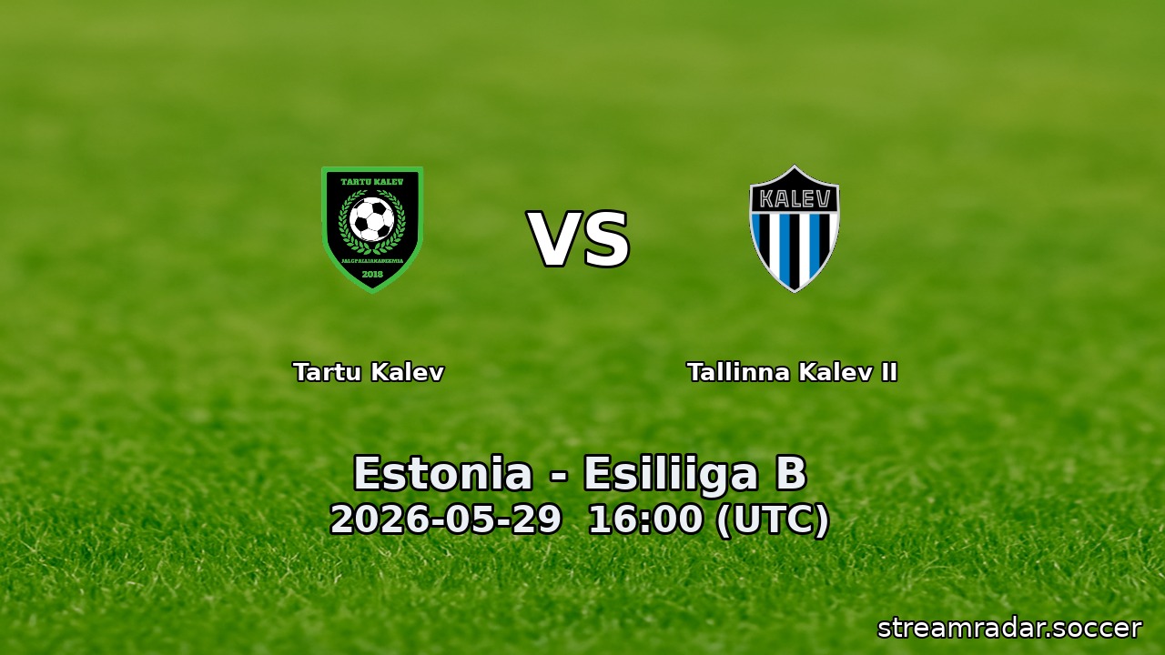 Tartu Kalev vs Tallinna Kalev II