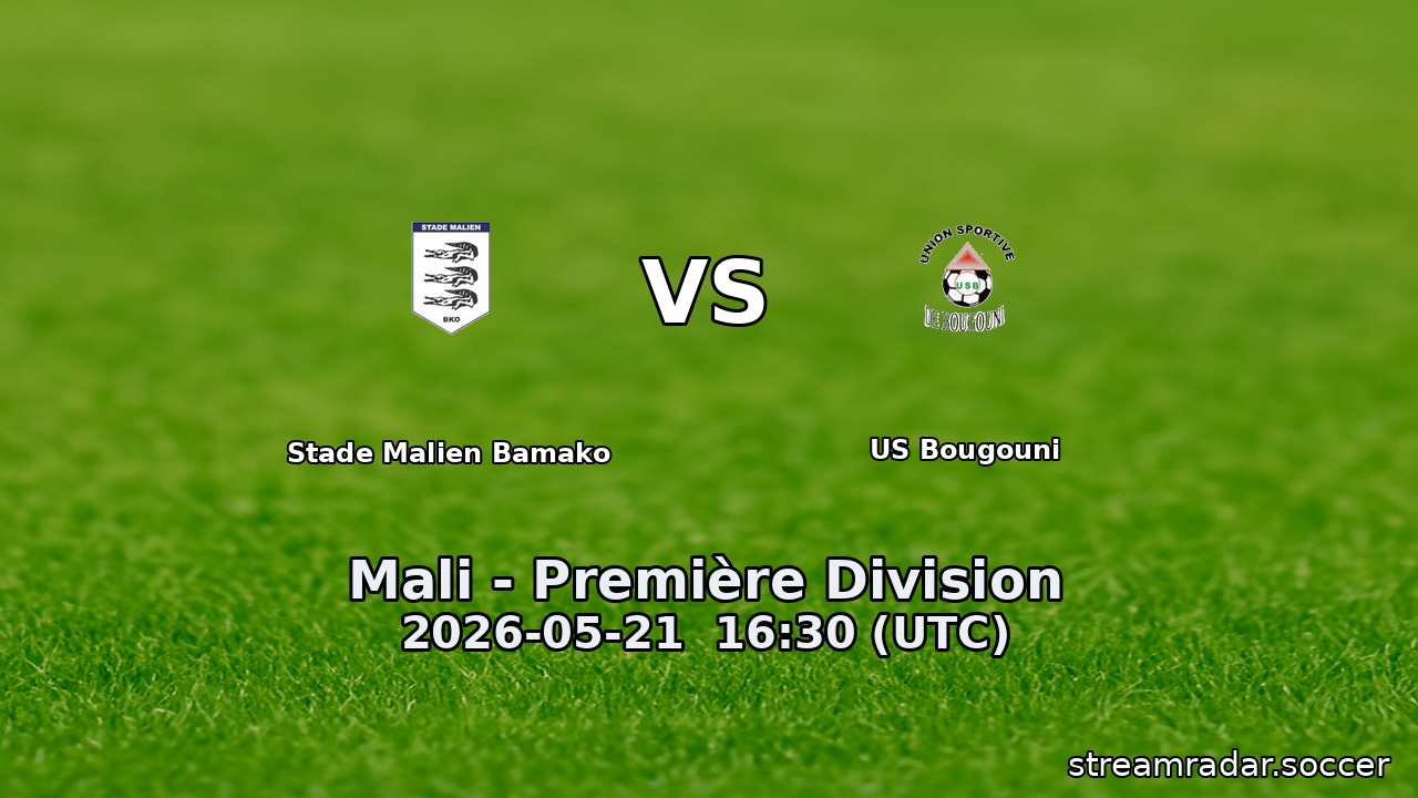 Stade Malien Bamako vs US Bougouni