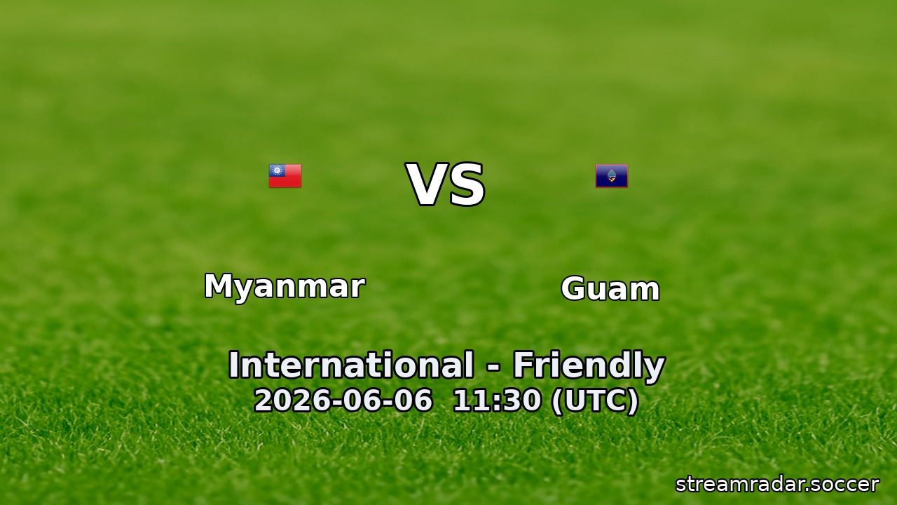 Myanmar vs Guam
