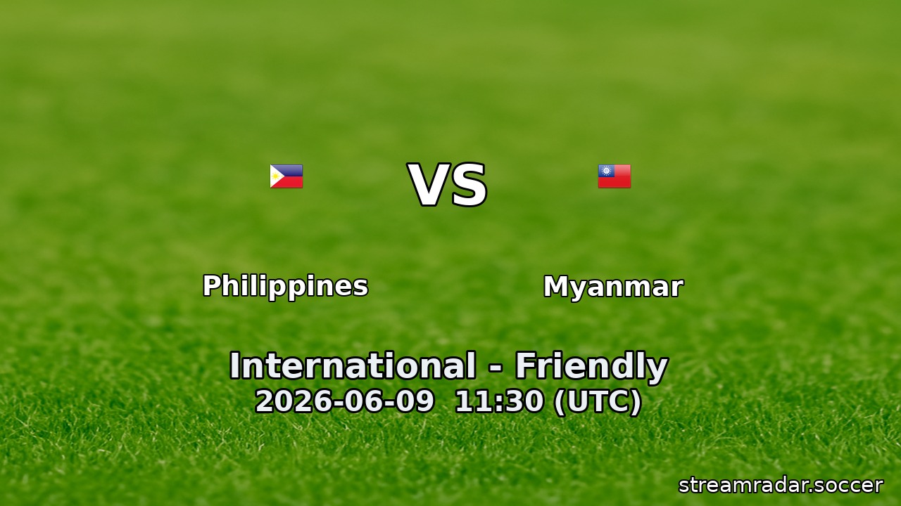 Philippines vs Myanmar