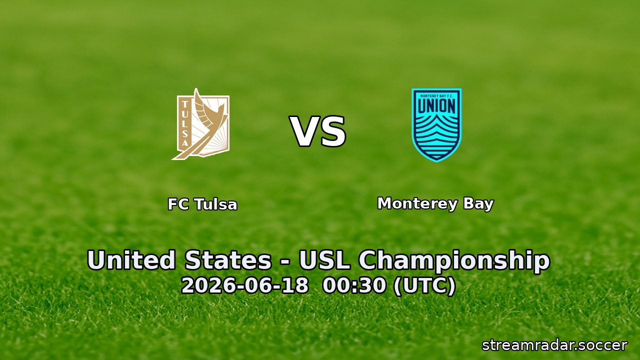 FC Tulsa vs Monterey Bay