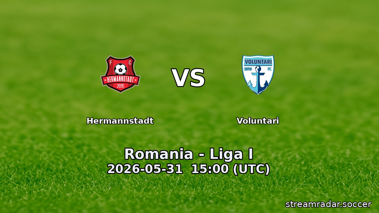 Hermannstadt vs Voluntari