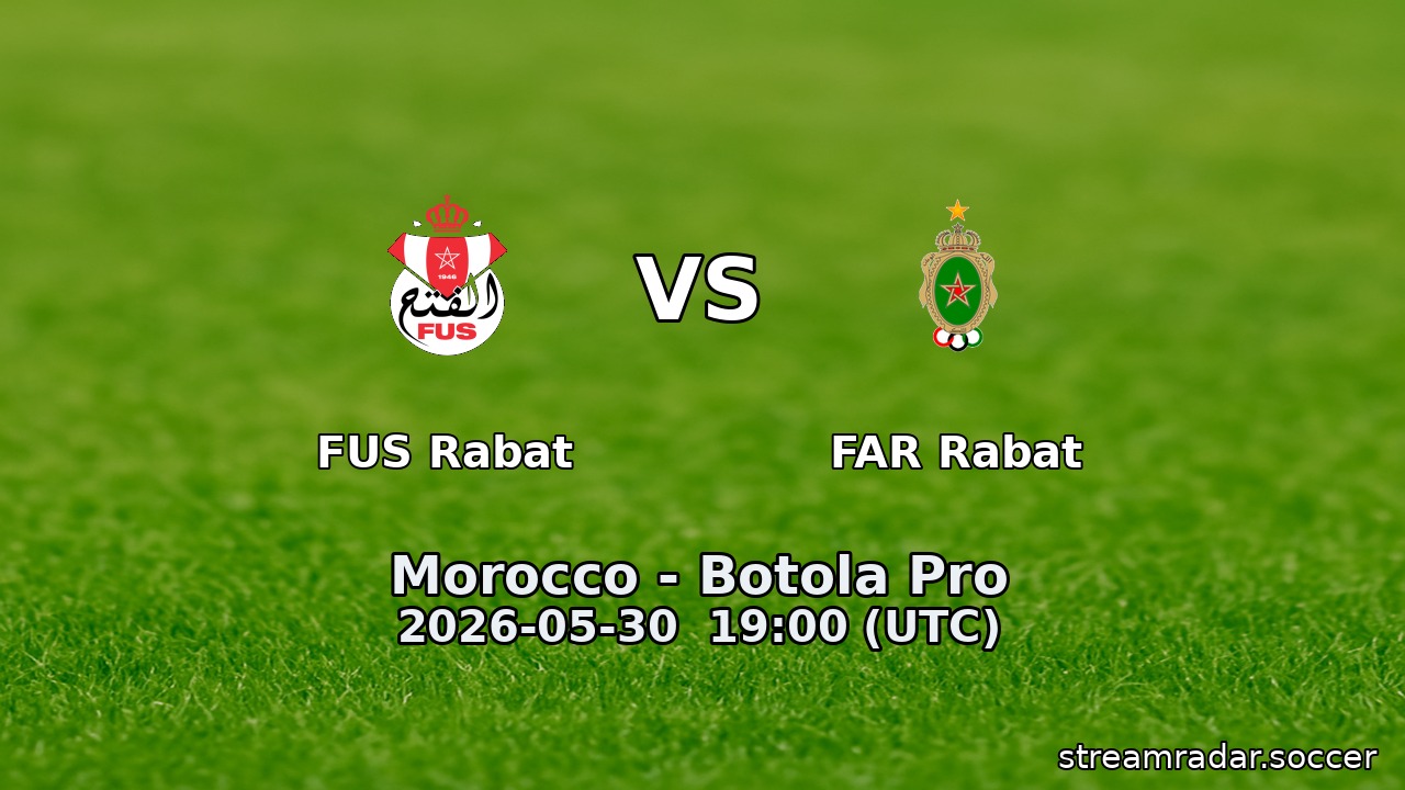 FUS Rabat vs FAR Rabat