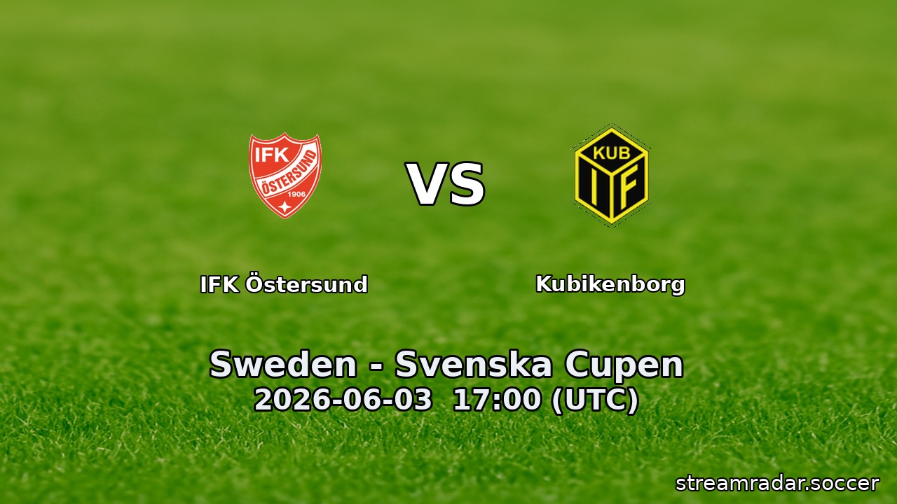 IFK Östersund vs Kubikenborg
