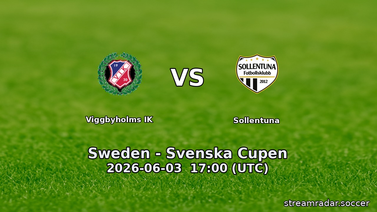 Viggbyholms IK vs Sollentuna