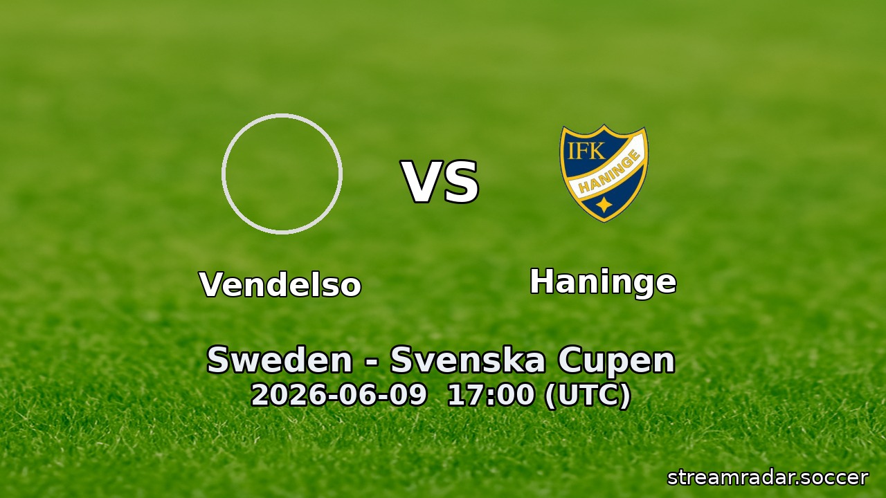 Vendelso vs Haninge