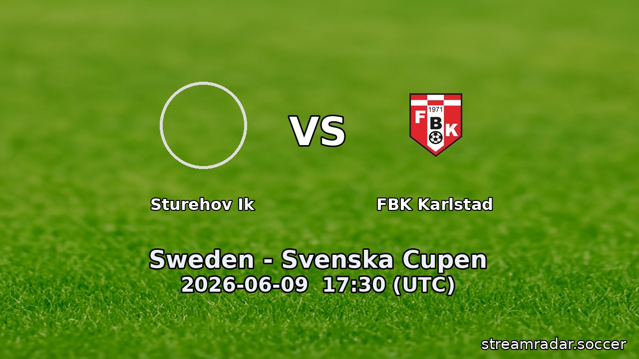 Sturehov Ik vs FBK Karlstad
