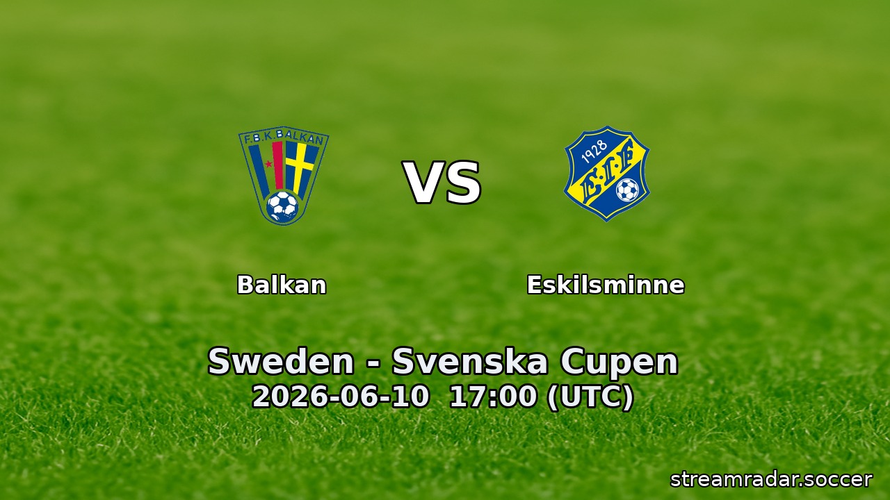 Balkan vs Eskilsminne