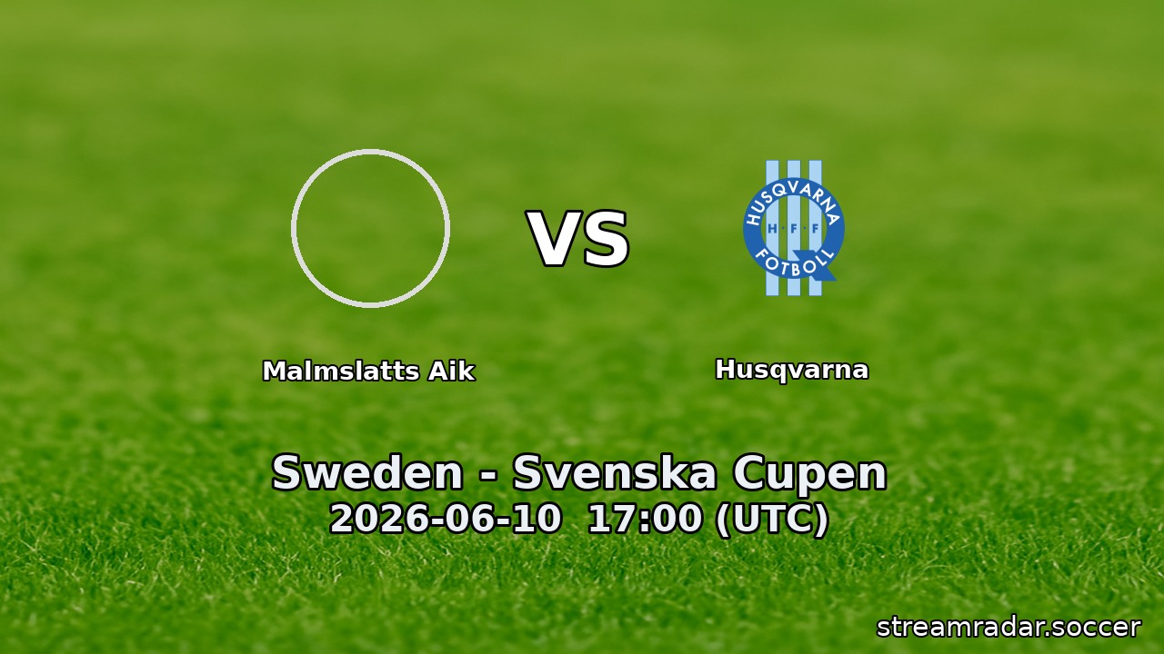 Malmslatts Aik vs Husqvarna