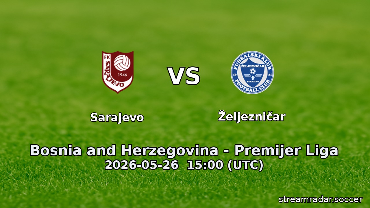 Sarajevo vs Željezničar