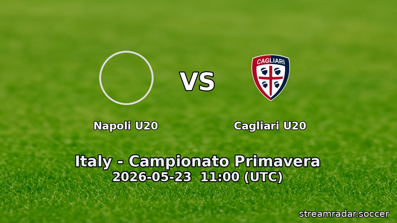 Napoli U20 vs Cagliari U20