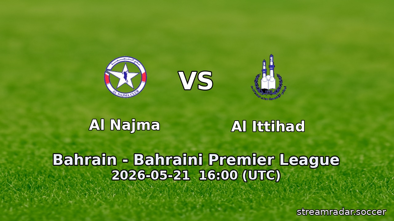Al Najma vs Al Ittihad
