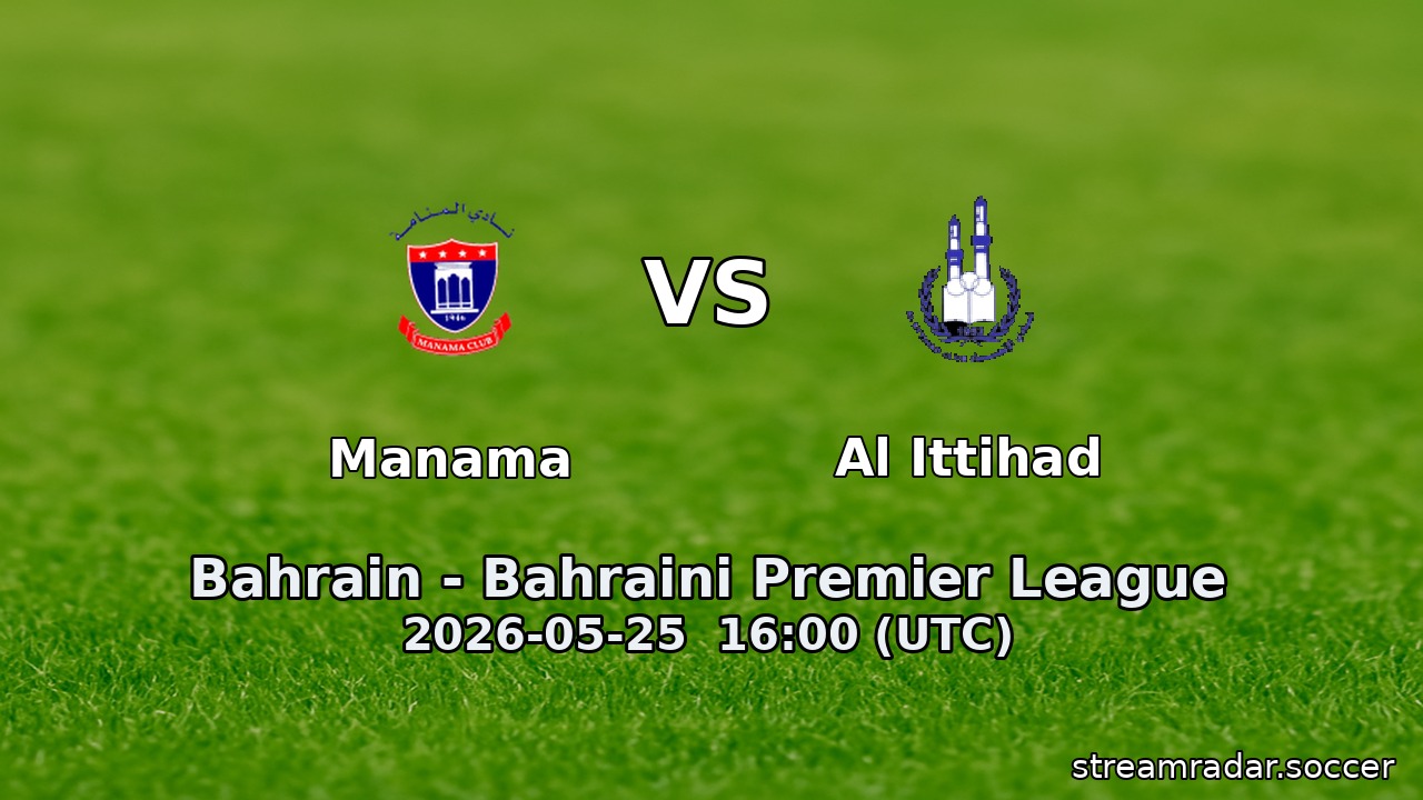 Manama vs Al Ittihad