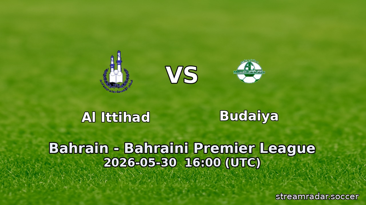 Al Ittihad vs Budaiya