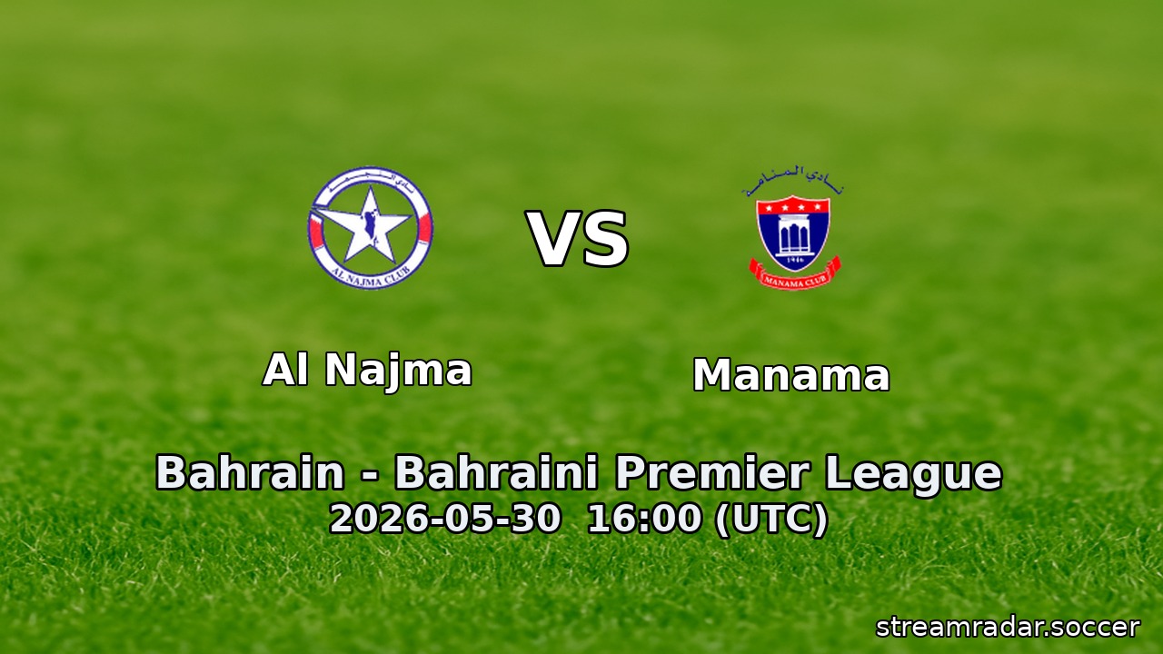 Al Najma vs Manama