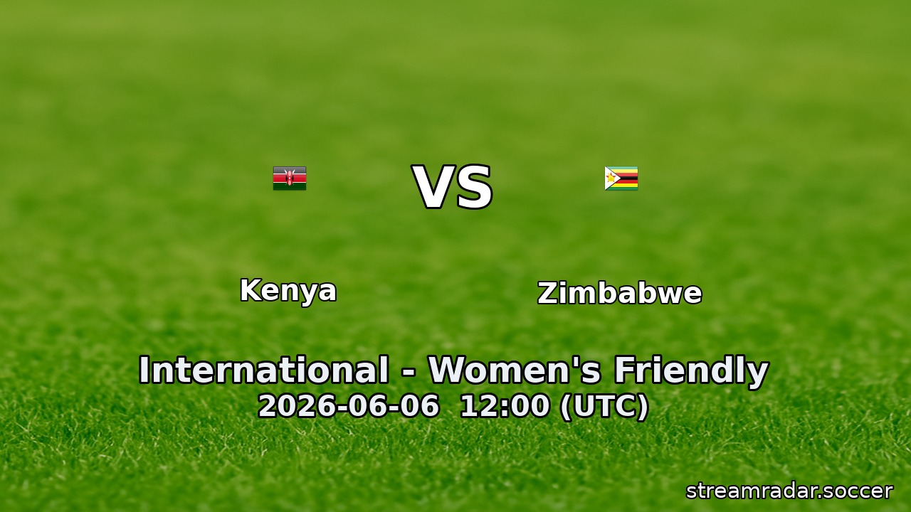Kenya vs Zimbabwe