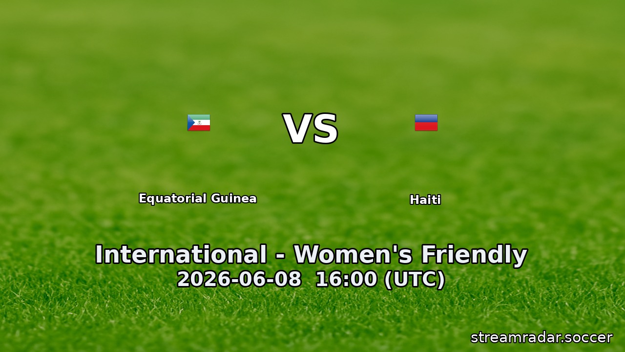 Equatorial Guinea vs Haiti