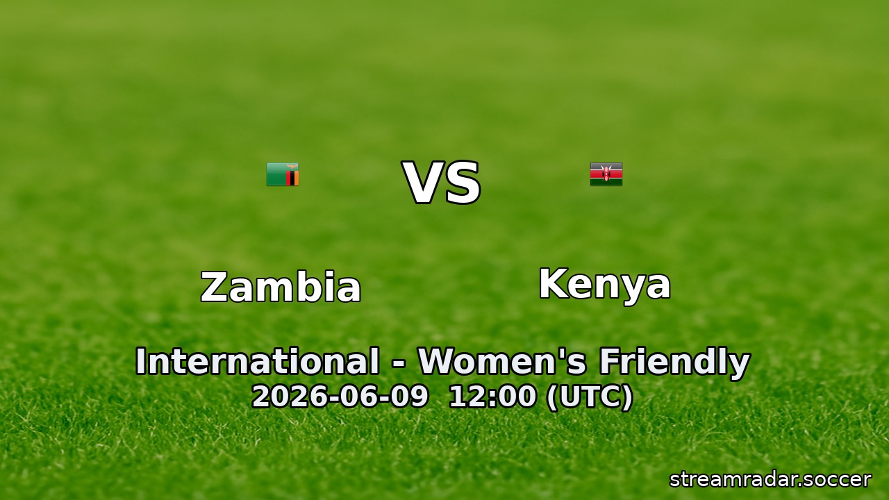 Zambia vs Kenya