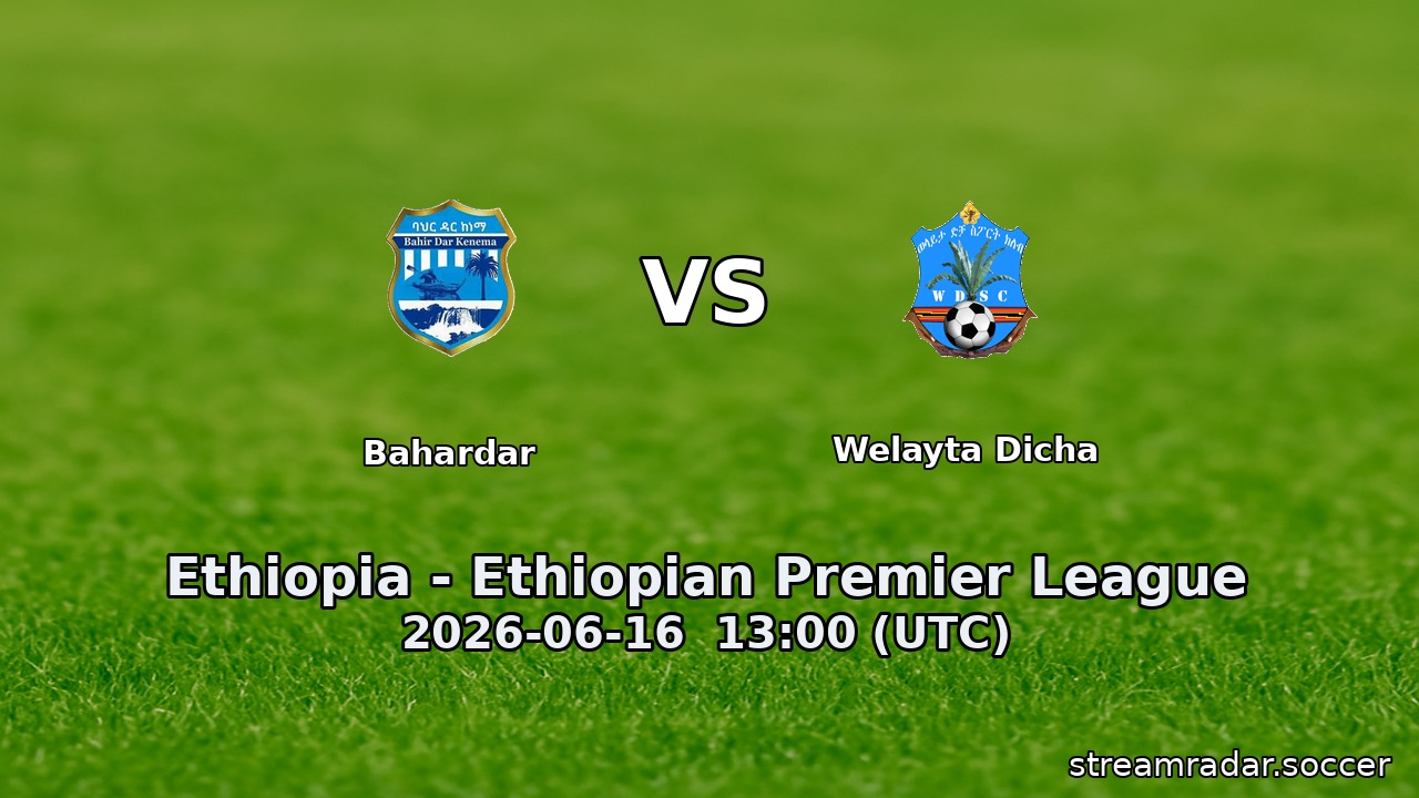 Bahardar vs Welayta Dicha