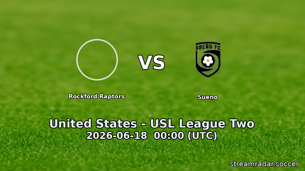 Rockford Raptors vs Sueno