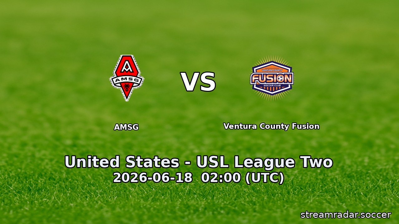 AMSG vs Ventura County Fusion