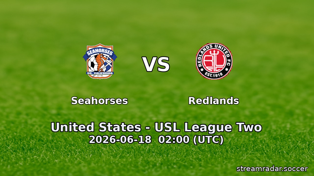 Seahorses vs Redlands