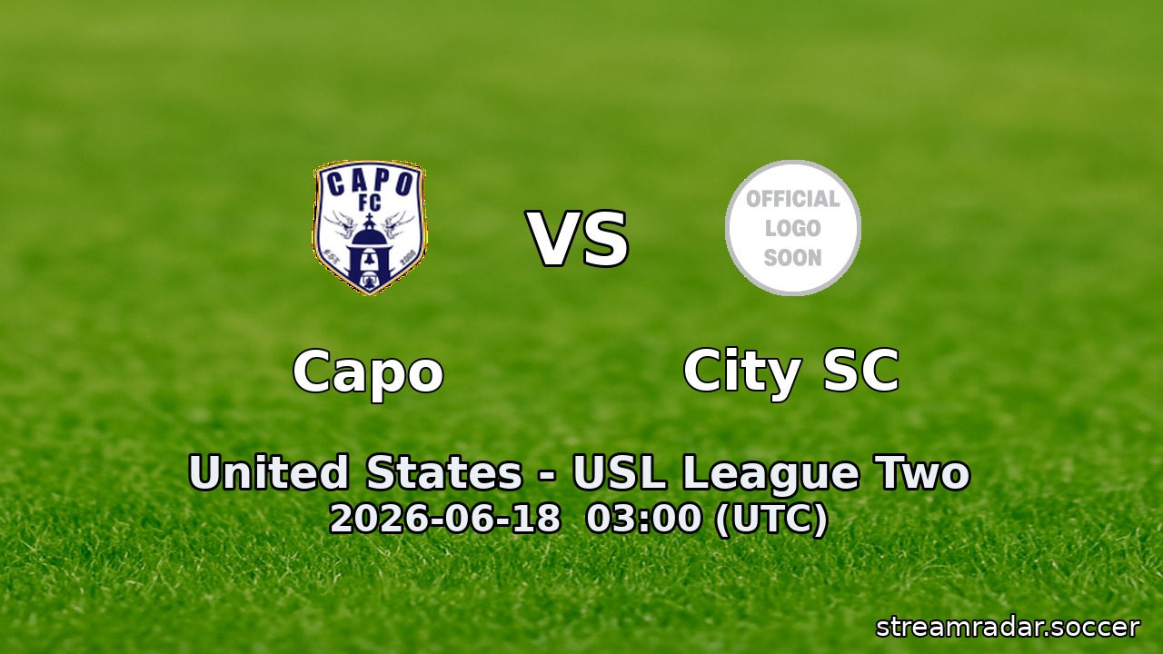 Capo vs City SC