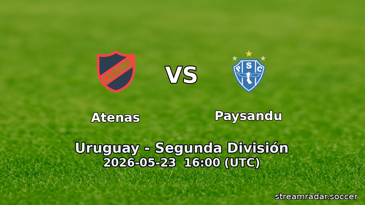Atenas vs Paysandu