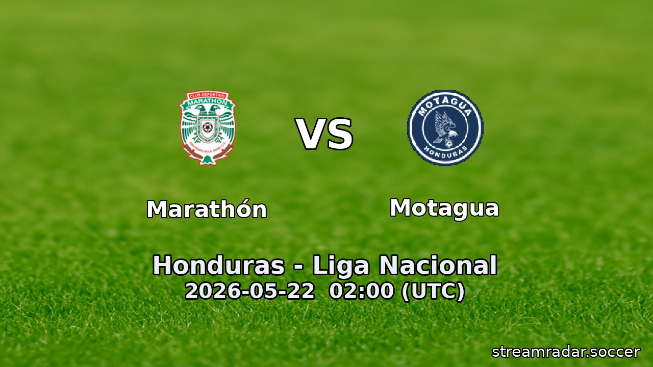 Marathón vs Motagua