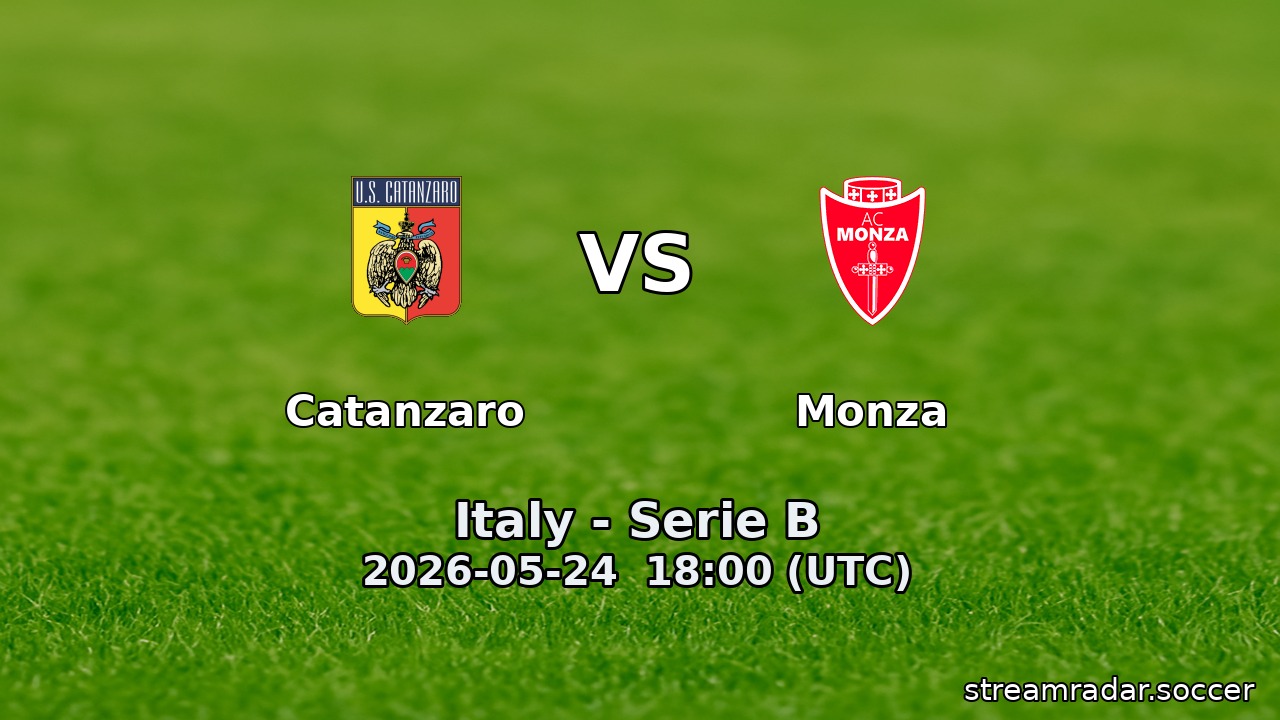 Catanzaro vs Monza