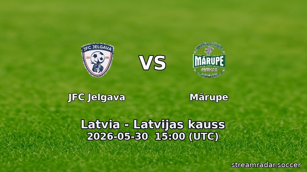 JFC Jelgava vs Mārupe