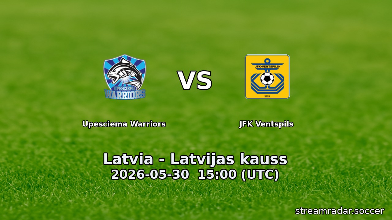 Upesciema Warriors vs JFK Ventspils