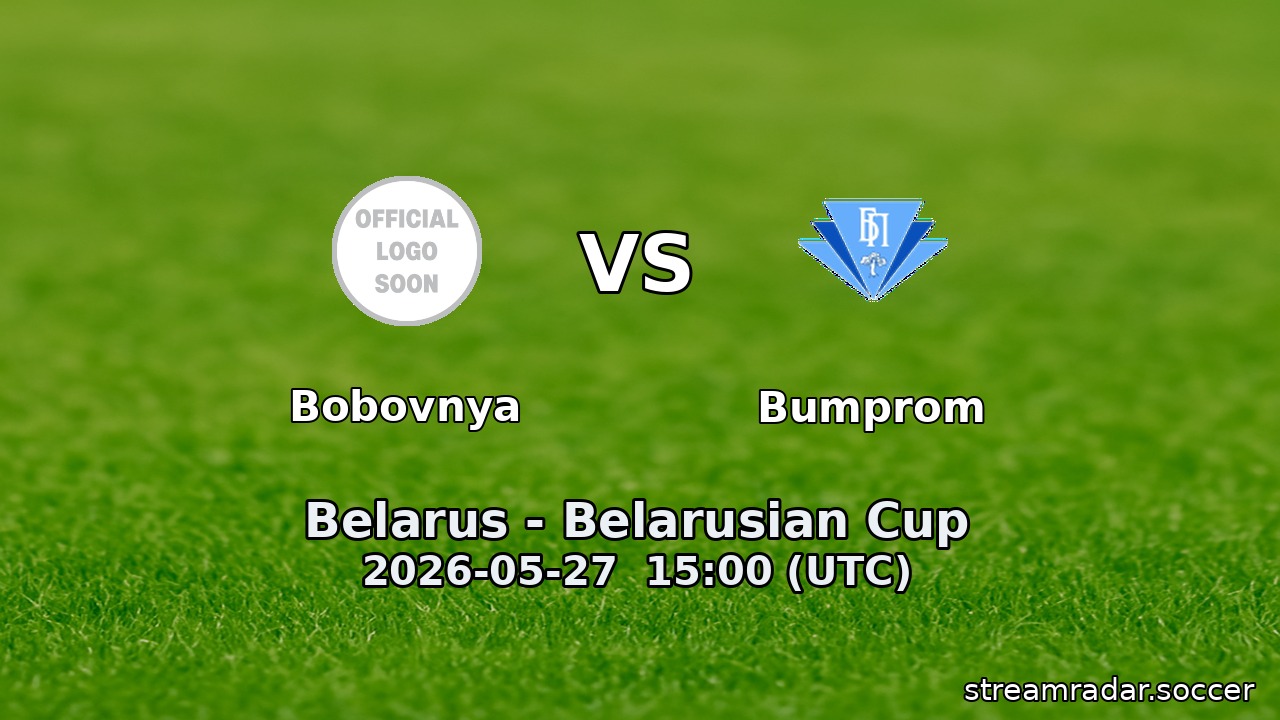 Bobovnya vs Bumprom