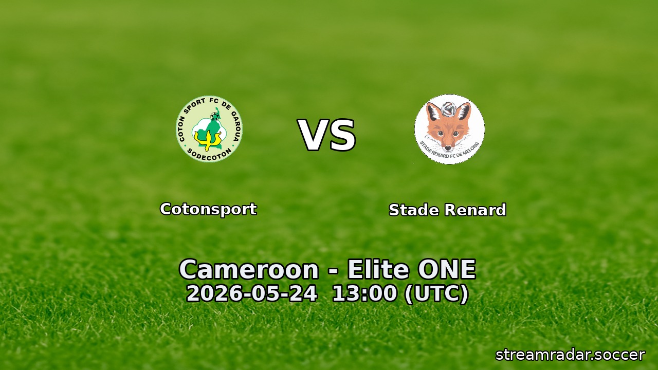 Cotonsport vs Stade Renard