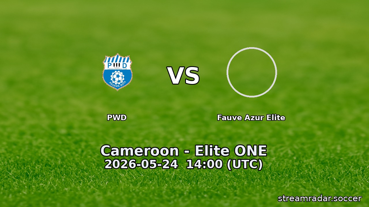 PWD vs Fauve Azur Elite