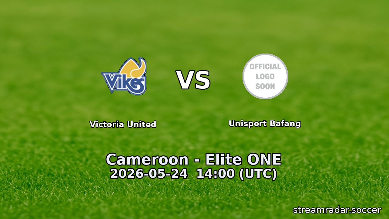 Victoria United vs Unisport Bafang